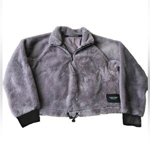 CALVIN KLEIN PERFORMANCE Women’s size L  FAX FUR PULLOVER JACKET